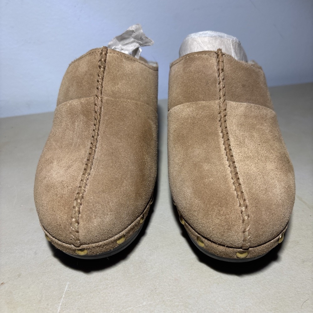 UGG Kassi Women's Mule Brown Suede 8 Slip On Clog Studded Comfort Boho Shoes New - Picture 2 of 7